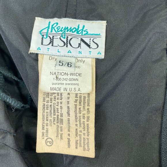Vtg 80s J Reynolds Womens Formal Dress | 5/6 | Rainbow Sequins | 80s Valley Girl - Picture 3 of 10
